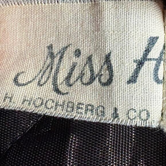 Miss‎ H Women's Vintage Floral Paisley Quilted Jacket Large Black Green - Picture 4 of 12